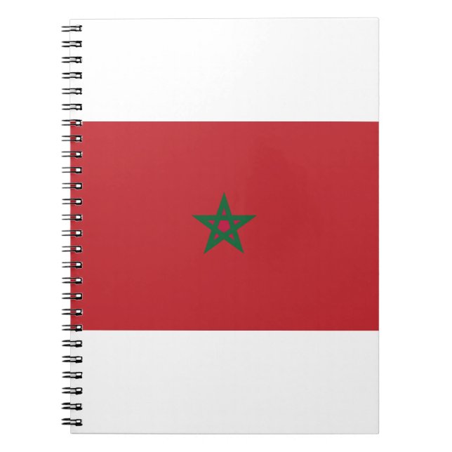 Morocco Flag Notebook (Front)