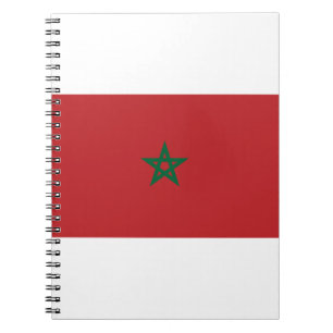 Morocco Flag Notebook