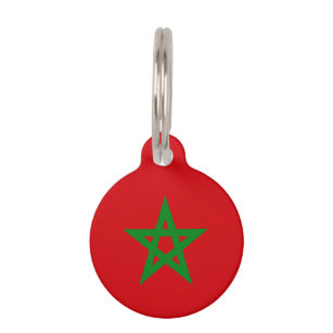 Morocco Flag Pet Tag