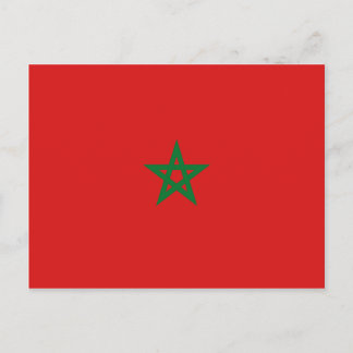 Morocco Flag Postcard
