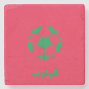 Morocco Flag Stone Coaster