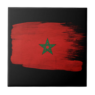 Morocco Flag Tile
