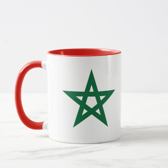 Morocco football flag mug (Left)