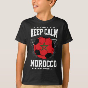 Morocco Football Jersey 2022 Flag Funny Soccer Lov T-Shirt