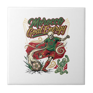 Morocco Goal Energy Skeleton Striker Nations Creat Tile