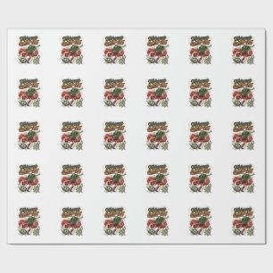 Morocco Goal Energy Skeleton Striker Nations Creat Wrapping Paper