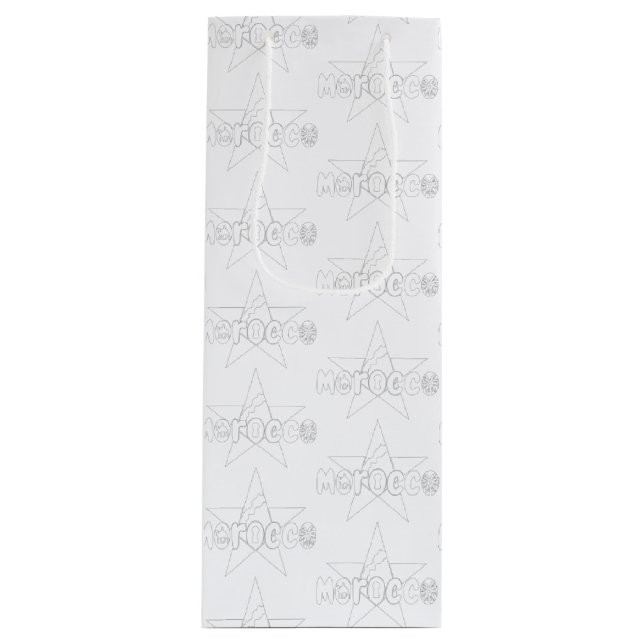 Morocco: Heritage Everywhere Wine Gift Bag (Front)