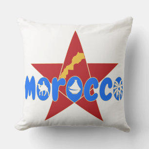 Morocco; heritage to cherish with pride throw pillow