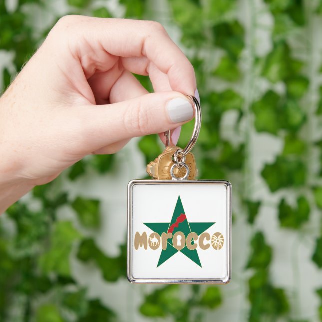 Morocco is identity, passed down with pride keychain (Hand)