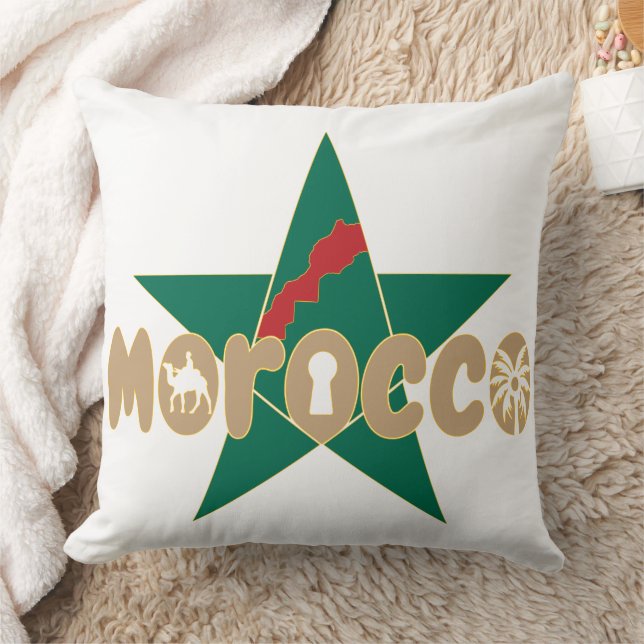 Morocco is identity, passed down with pride throw pillow (Blanket)