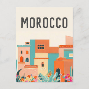 Morocco Marakech Postcard