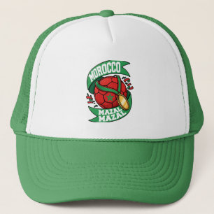 Morocco Mazal Mazal Football Fan   Moroccan Soccer Trucker Hat