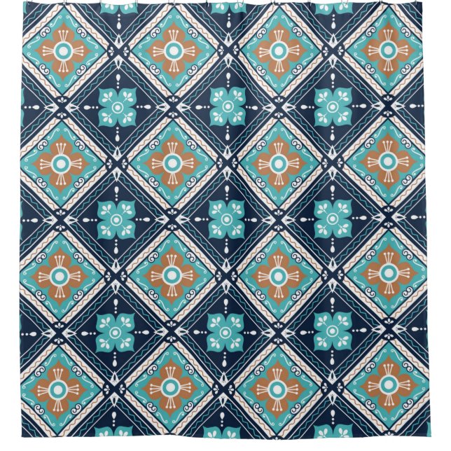 Morocco Mexican Seamless Decorative Pattern Backgr (Front)