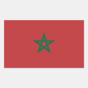 Morocco/Moroccan Flag Sticker