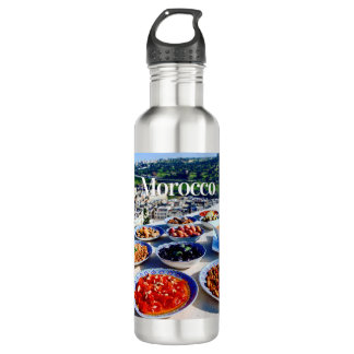Morocco  | Moroccan | Moroccan Food | Morocco trip 710 Ml Water Bottle