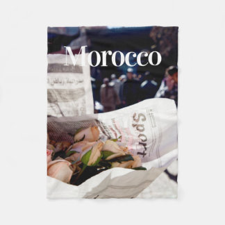 Morocco  | Moroccan | Morocco travel | Trip Fleece Blanket
