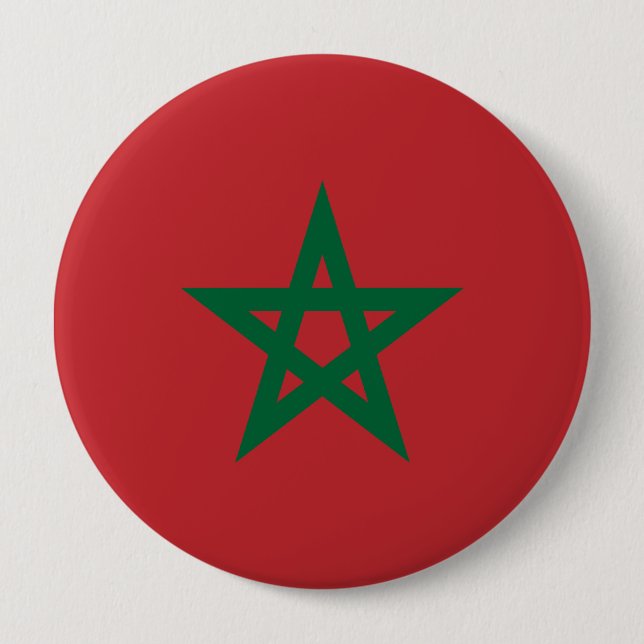 Morocco, Morocco 4 Inch Round Button (Front)