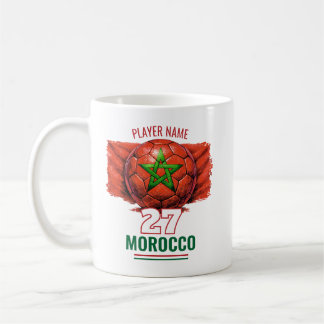Morocco National Football Flag Heritage Soccer Coffee Mug