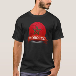 Morocco National Team World Football Soccer Champi T-Shirt