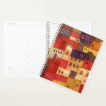 Morocco Painting Planner<br><div class="desc">Watercolor painting of the village of Ait Benhaddou in Morocco. Warm earthy colours and distinctive architecture feature. Original art by Nic Squirrell.</div>