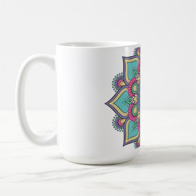 Morocco pattern design arabic latte mug (Left)