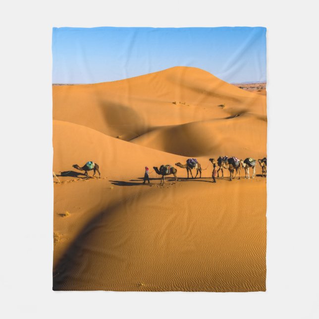 MOROCCO SAHARA FLEECE BLANKET (Front)