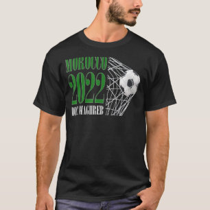 Morocco Soccer Football 2022 Moroccan Flag Colours T-Shirt