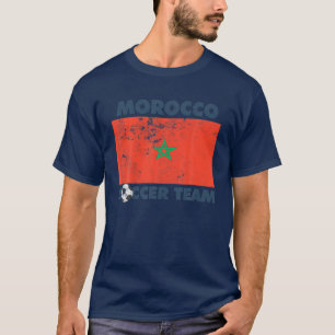 Morocco Soccer Team Flag 2022 Supporter Moroccans T-Shirt