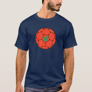 Morocco Soccer Team Supporter Morocco Flag Man T-Shirt