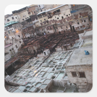 Morocco Street Photography Square Sticker