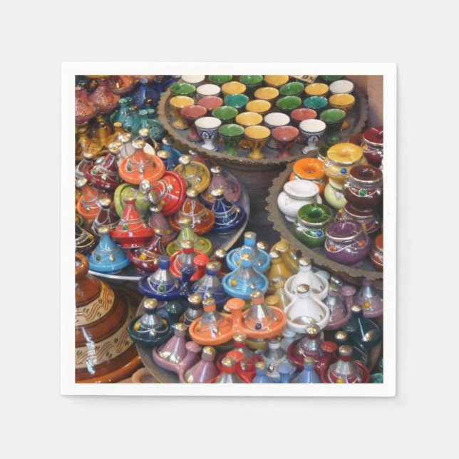 Morocco Tagine  Cocktail Napkins (Front)