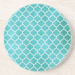 MOROCCO TEAL COASTER