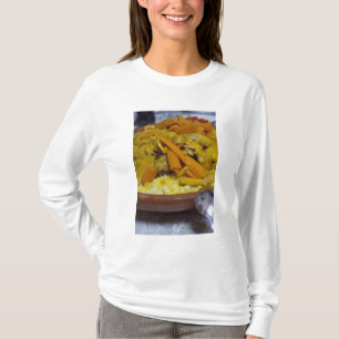 Morocco, Tetouan. Traditional Moroccan meal of T-Shirt