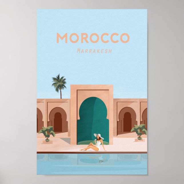 Morocco travel poster (Devant)