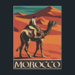 Morocco  Vintage  Postcard<br><div class="desc">Morocco North Africa Vintage Travel</div>