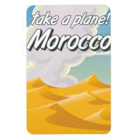 Morocco vintage travel poster