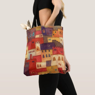 Morocco Watercolor Tote Bag