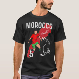 Morocco YALLAH Mondial Crew Support for Moroccan T T-Shirt