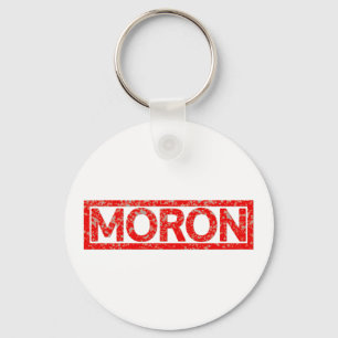 Moron Stamp Keychain