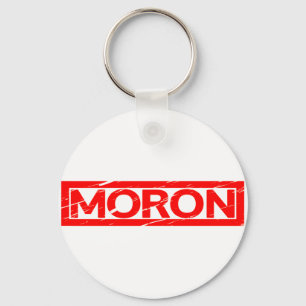 Moron Stamp Keychain