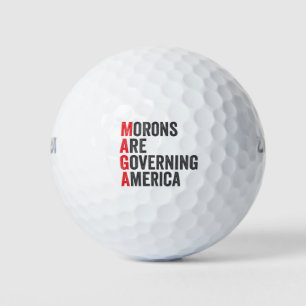 Morons Are Governing America 4th of July  Golf Balls