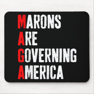 - Morons Are Governing America Anti Trump Politica Mouse Pad