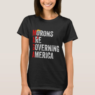 Morons Are Governing America Funny Trump 2024 T-Shirt