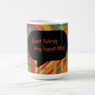 Morpher la tasse avec une citation inspirante