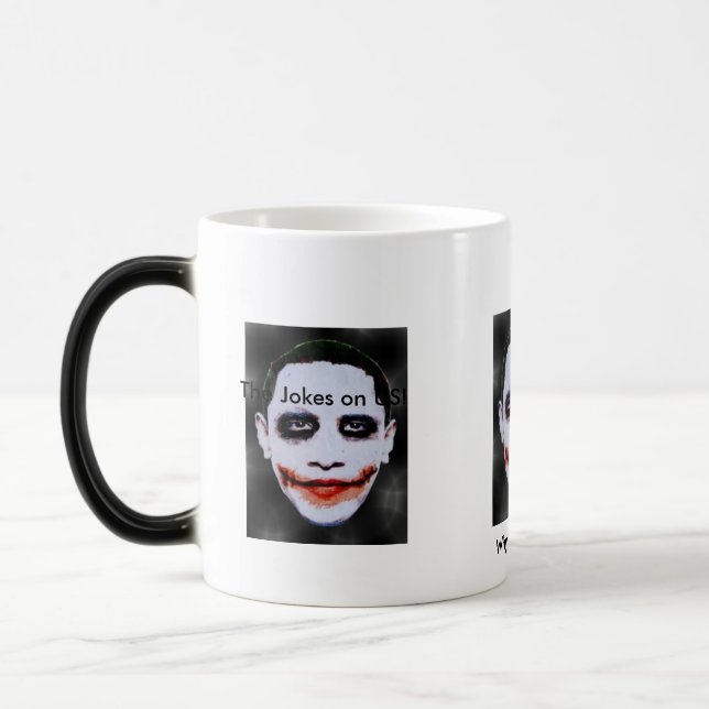 Morphing Obama Magic Mug (Left)