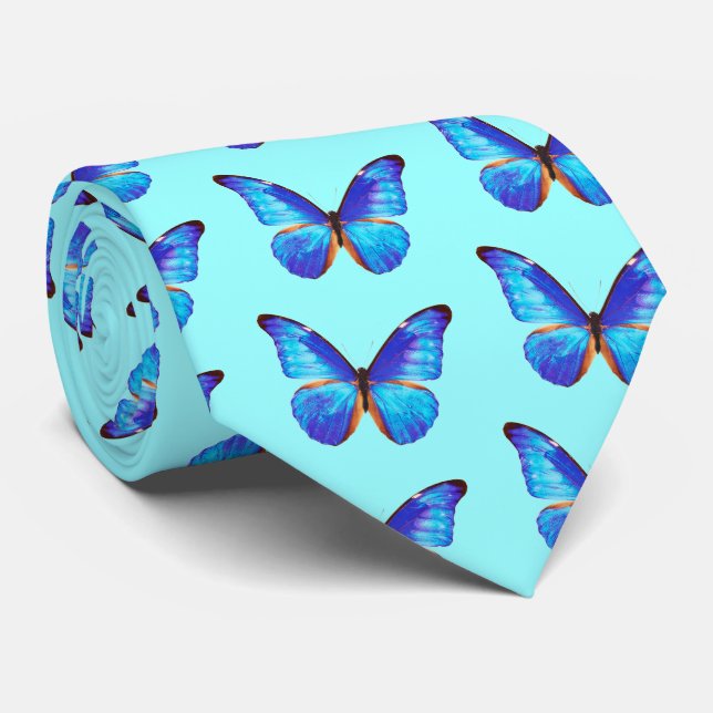 Morpho Butterfly ネクタイ Tie (Rolled)