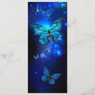 Morpho Butterfly in the Dark Background Program