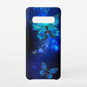 Morpho Butterfly in the Dark Background Samsung Galaxy Case