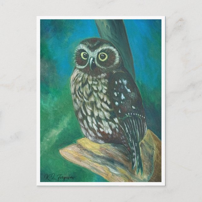 Morpork Owl Post Card (Front)