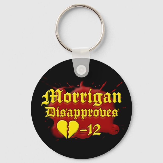 Morrigan Disapproves Keychain (Front)